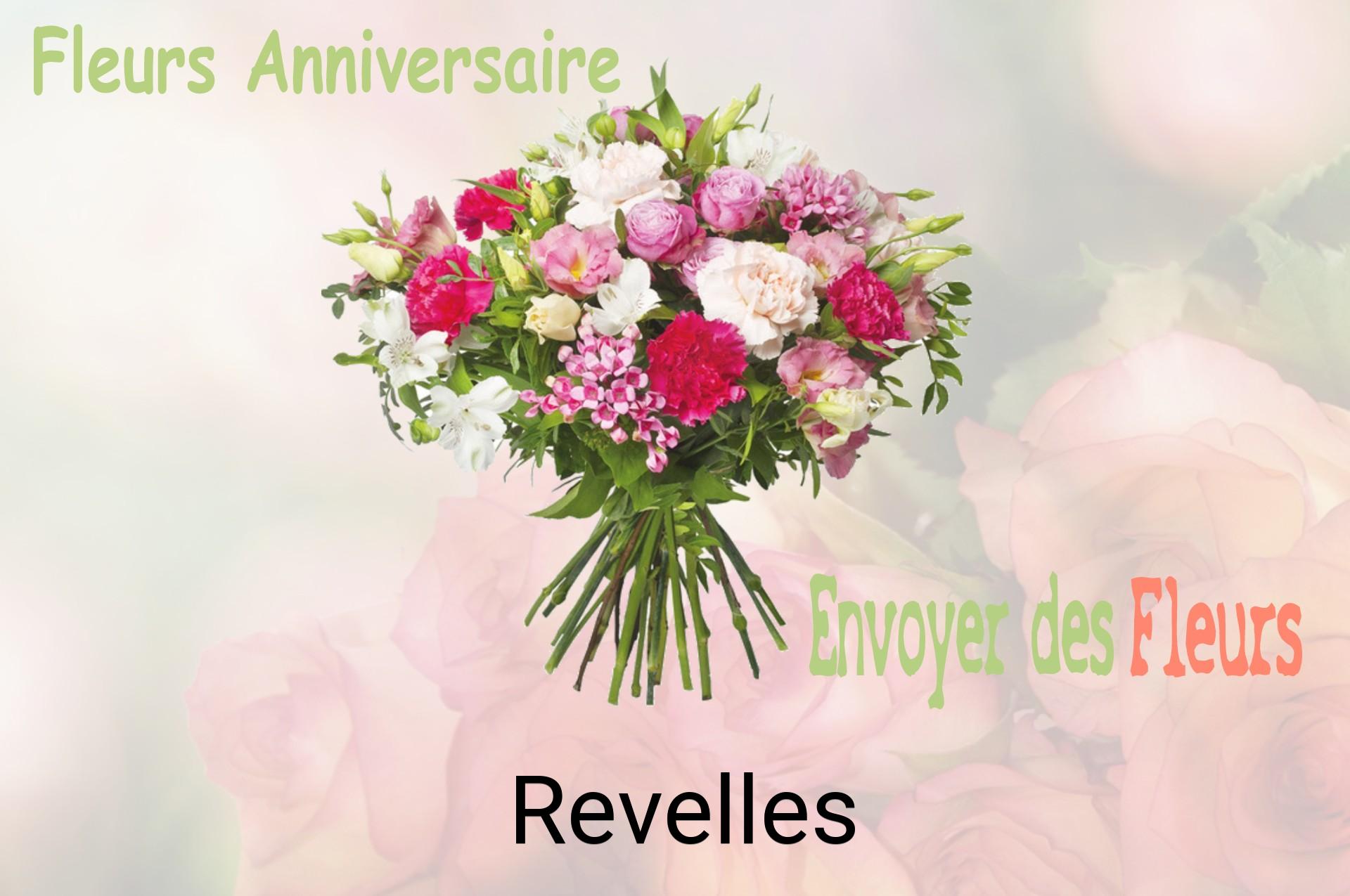 Bouquet de fleurs d’anniversaire livré à Revelles
